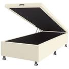 Base Box Baú Solteirão material sintético 40x108x188 Framar Cor Bege