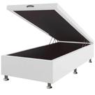 Base Box Baú Solteirão material sintético 40x108x188cm Framar Cor Branco
