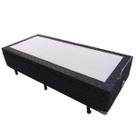 Base Box Baú Solteiro A colchões Poliéster Preto 41x88x188