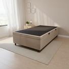 Base Box Baú Solteiro com Pistão a Gás Estrutura Reforçada 88x188cm Smart YesCasa