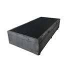 Base Box Baú Solteiro Santo Box Suede Cinza 47x78x188