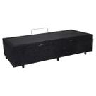 Base Box Baú Solteiro Suede Preta - 45x78x188:Preto