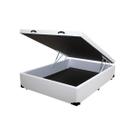 Base Box Baú Viúva A colchões Sintético Branco 41x128x188 Base Box Baú Viúva A colchões Sintético Branco 41x128x188