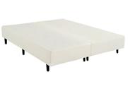Base Box Bipartido King material sintético Linhão Palha 37X192X203 AN Base Box Bipartido King material sintético Linhão Palha 37X192X203 AN