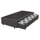 Base Box+Cama Auxiliar com Colchão de MOLAS ENSACADAS Solteiro 88x188x30cm Cristalflex
