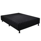 Base Box Casal (138x188) Preta Universal Design Colchões