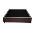 Base Box Casal Belos Sonhos Sintético Marrom 40x138x188