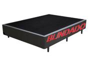 Base Box Casal Blindado Sintético Cinza Base Box Casal Blindado Sintético Cinza