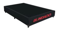 Base Box Casal Blindado Suede Preto Base Box Casal Blindado Suede Preto