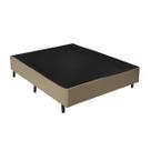 Base Box Casal Linho Bege Sylver 138x188x28