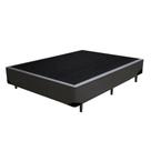 Base Box Casal Sintético Cinza