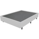 Base Box Casal Suede Branco 38x138x188 Base Box Casal Suede Branco 38x138x188