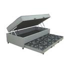 Base Box Conjugado Solteiro - 88x188 Baú e Pistão a Gás - FJR Estofados