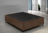 Base Box em suede Casal Base Box em suede Casal