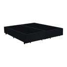 Base Box Lobbox King 1,93 X 2,03 X 0,28 Suede Preto Base Box Lobbox King 1,93 X 2,03 X 0,28 Suede Preto