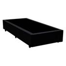 Base Box Preto de Cama Solteiro Resistente