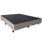 Base Box Queen Bipartido Sintético Bege - 158x198x40 Base Box Queen Bipartido Sintético Bege - 158x198x40