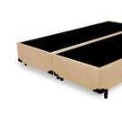 Base Box Queen Bipartido Sintético Bege