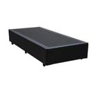 BASE BOX SIMPLES SOLTEIRO - PRETO material sintético BIO STAR