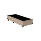 Base Box Solteirão Acolchões Suede Bege 40x96x203 Base Box Solteirão Acolchões Suede Bege 40x96x203