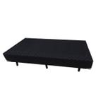 Base Box Solteirão Premium Poliéster Preto 40x96x203