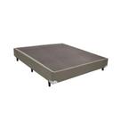 Base Box Solteirão Suede Bege - 42x128x188:Bege