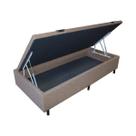 Base Box Solteiro 47x88x188cm com Baú Sued