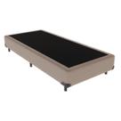 Base Box Solteiro Bege 88cm Madeira