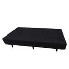 Base Box Solteiro Belos Sonhos Poliéster Preto 40x78x188