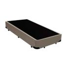 Base Box Solteiro Belos Sonhos Sintético Bege 40x78x188