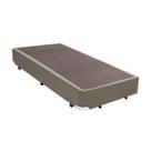 Base Box Solteiro Sintético Bege 38x88x188