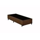 Base Box Solteiro Sintético Marrom 78 X 188 X 40 Base Box Solteiro Sintético Marrom 78 X 188 X 40