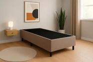 Base Box Solteiro Suede 88x188x40