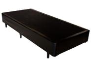 Base Box Solteiro Suede Preto