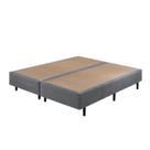 Base Box Somiê Queen Eco Bordado 40x158x198cm Cinza Base Box Somiê Queen Eco Bordado 40x158x198cm Cinza