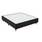 Base Box Sommier Casal Liso Rústico Alpha 29x138x188cm Preto Base Box Sommier Casal Liso Rústico Alpha 29x138x188cm Preto