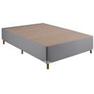 Base Box Tiradentes Casal em Linho 28x188x138 Colchominas Cor Cinza