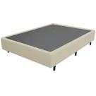 Base Box Universal Casal em Veludo 37x138x188cm Alto Nivel Cor Bege