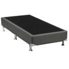 Base Box Universal Solteiro em material sintético 37x188x88cm Alto Nivel Cor Cinza