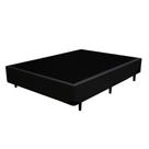 Base Box Viúva Santo Box Sintético Preto 40x128x188 Base Box Viúva Santo Box Sintético Preto 40x128x188