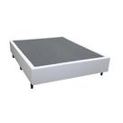 Base Box Viúva Sintético Branca - 42x128x188:Branco