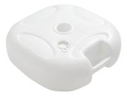 Base Branca Para Guarda Sol E Ombrelone 42cm De Diametro
