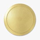 Base Cakeboard Redondo Ouro Com 10 - Ultrafest