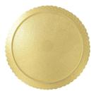Base Cakeboard Redondo Ouro Com 10 - Ultrafest
