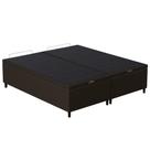 Base Cama Box Baú Casal Queen 158cm Hit I02 Suede Marrom - Mpozenato Base Cama Box Baú Casal Queen 158cm Hit I02 Suede Marrom - Mpozenato