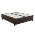 Base Cama Box Baú Herval King Vivere, 46x193x203 cm, Marrom