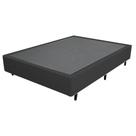 Base Cama Box Casal 26x138x188cm Suede Cor Preto