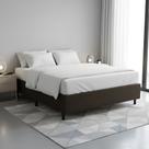 Base Cama Box Casal Padrão 138x188x37 Cor Marrom