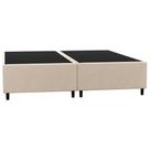 Base Cama Box Casal Queen 158cm Bipartido Hit I02 Suede Bege - Mpozenato
