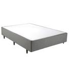 Base Cama Box Herval Casal Meditare, 39x138x188 cm, Cinza